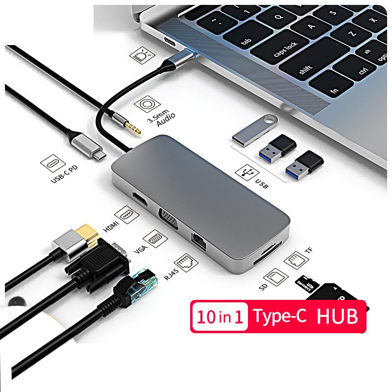 Hub Computer Shop Multi-Port Computer Networking USB Hubs AA-CNUH001 - AiAude Promo